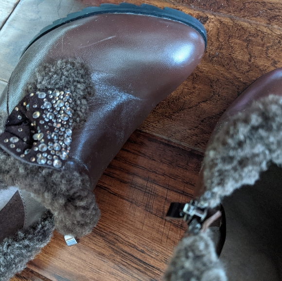 Brown ankle boots - Picture 4 of 6